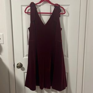 Red Velvet Dress